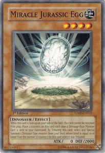 Miracle Jurassic Egg - Structure Deck: Dinosaur's Rage (SD09) #SD09-EN015 - Common / Short Print YuGiOh Trading Card