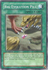 Big Evolution Pill - Structure Deck: Dinosaur's Rage (SD09) #SD09-EN017 - Common / Short Print YuGiOh Trading Card