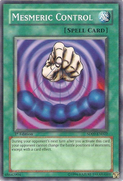 Mesmeric Control trading card from Structure Deck: Dinosaur's Rage Mesmeric Control - Structure Deck: Dinosaur's Rage YuGiOh trading card