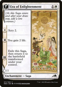 Era of Enlightenment - Kamigawa: Neon Dynasty (NEO) #11 - Common Magic: The Gathering Trading Card