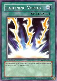 Lightning Vortex - Structure Deck: Dinosaur's Rage (SD09) #SD09-EN026 - Common / Short Print YuGiOh Trading Card