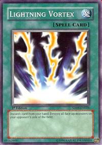 Lightning Vortex - Structure Deck: Dinosaur's Rage YuGiOh trading card