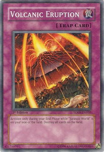 Volcanic Eruption - Structure Deck: Dinosaur's Rage (SD09) #SD09-EN030 - Common / Short Print YuGiOh Trading Card