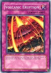 Volcanic Eruption - Structure Deck: Dinosaur's Rage YuGiOh trading card