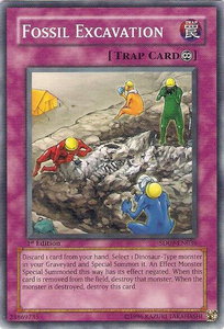 Fossil Excavation - Structure Deck: Dinosaur's Rage (SD09) #SD09-EN036 - Common / Short Print YuGiOh Trading Card
