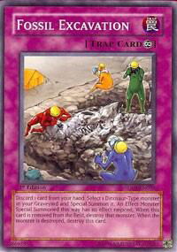 Fossil Excavation - Structure Deck: Dinosaur's Rage (SD09) #SD09-EN036 - Common / Short Print YuGiOh Trading Card