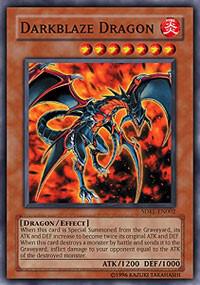 Darkblaze Dragon - Structure Deck: Rise of the Dragon Lords YuGiOh trading card