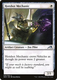 Hotshot Mechanic - Kamigawa: Neon Dynasty (NEO) #16 - Uncommon Magic: The Gathering Trading Card