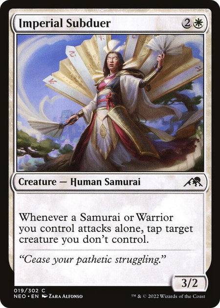 Imperial Subduer - Kamigawa: Neon Dynasty Magic: The Gathering trading card