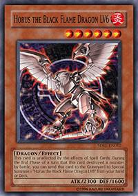 Horus the Black Flame Dragon LV6 - Structure Deck: Rise of the Dragon Lords YuGiOh trading card