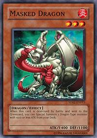 Masked Dragon trading card from Structure Deck: Rise of the Dragon Lords Masked Dragon - Structure Deck: Rise of the Dragon Lords YuGiOh trading card