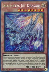 Blue-Eyes Jet Dragon - Battle of Chaos (BACH) #BACH-EN004 - Secret Rare YuGiOh Trading Card