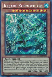 Icejade Kosmochlor - Battle of Chaos (BACH) #BACH-EN006 - Secret Rare YuGiOh Trading Card