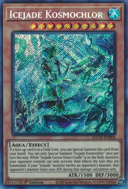 Icejade Kosmochlor - Battle of Chaos YuGiOh trading card