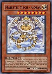 Majestic Mech - Goryu trading card from Structure Deck: Rise of the Dragon Lords Majestic Mech - Goryu - Structure Deck: Rise of the Dragon Lords YuGiOh trading card