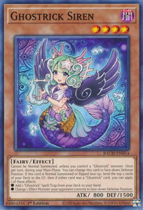 Ghostrick Siren - Battle of Chaos (BACH) #BACH-EN014 - Common / Short Print YuGiOh Trading Card