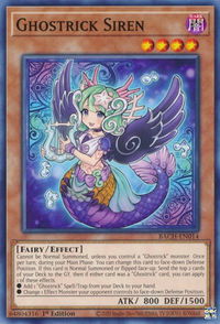 Ghostrick Siren - Battle of Chaos (BACH) #BACH-EN014 - Common / Short Print YuGiOh Trading Card