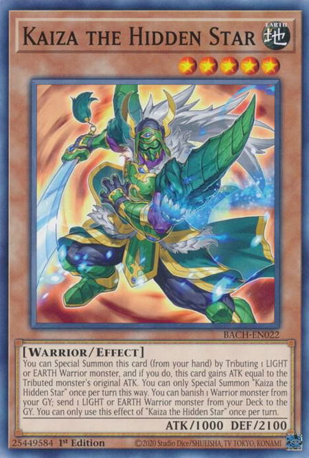 Kaiza the Hidden Star - Battle of Chaos YuGiOh trading card