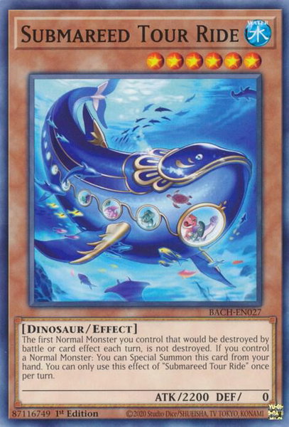 Submareed Tour Ride trading card from Battle of Chaos Submareed Tour Ride - Battle of Chaos YuGiOh trading card
