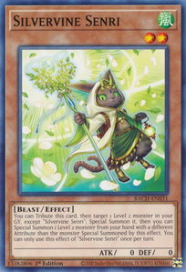 Silvervine Senri - Battle of Chaos (BACH) #BACH-EN031 - Common / Short Print YuGiOh Trading Card