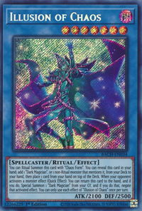 Illusion of Chaos - Battle of Chaos (BACH) #BACH-EN034 - Secret Rare YuGiOh Trading Card