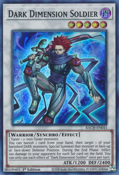 Dark Dimension Soldier - Battle of Chaos YuGiOh trading card