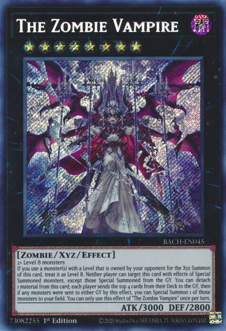 The Zombie Vampire trading card from Battle of Chaos The Zombie Vampire - Battle of Chaos YuGiOh trading card