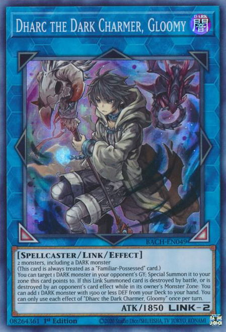Dharc the Dark Charmer, Gloomy - Battle of Chaos YuGiOh trading card