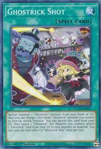 Ghostrick Shot - Battle of Chaos (BACH) #BACH-EN057 - Common / Short Print YuGiOh Trading Card