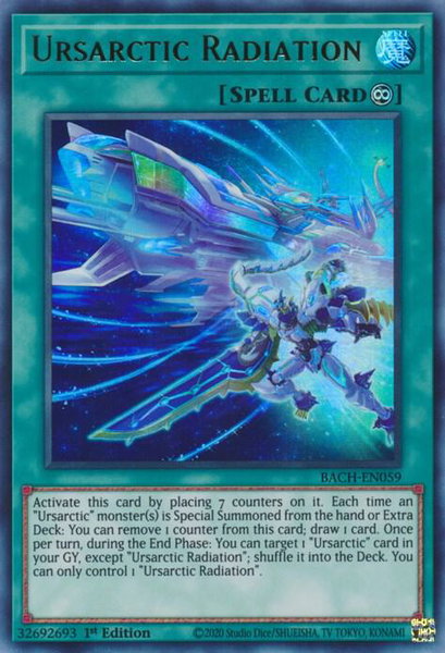 Ursarctic Radiation - Battle of Chaos YuGiOh trading card