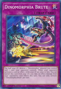 Dinomorphia Brute - Battle of Chaos (BACH) #BACH-EN070 - Common / Short Print YuGiOh Trading Card