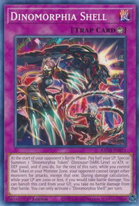 Dinomorphia Shell - Battle of Chaos (BACH) #BACH-EN071 - Common / Short Print YuGiOh Trading Card
