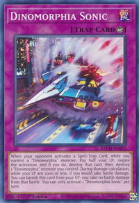 Dinomorphia Sonic - Battle of Chaos (BACH) #BACH-EN072 - Common / Short Print YuGiOh Trading Card