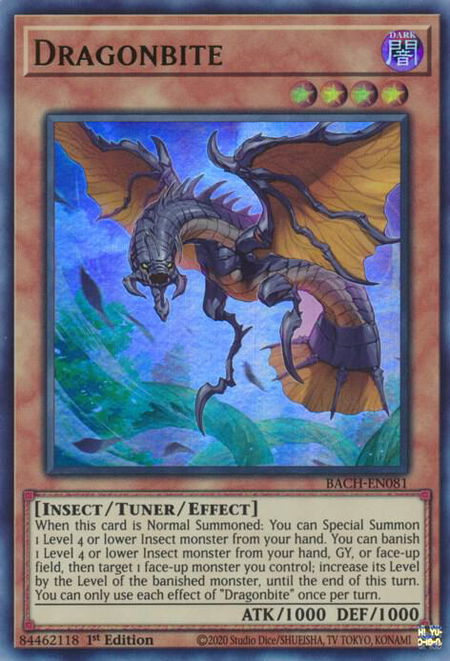 Dragonbite - Battle of Chaos YuGiOh trading card