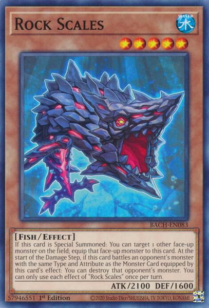 Rock Scales - Battle of Chaos YuGiOh trading card