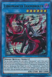 Libromancer Doombroker - Battle of Chaos (BACH) #BACH-EN089 - Ultra Rare YuGiOh Trading Card