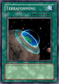 Terraforming trading card from Structure Deck: Rise of the Dragon Lords Terraforming - Structure Deck: Rise of the Dragon Lords YuGiOh trading card