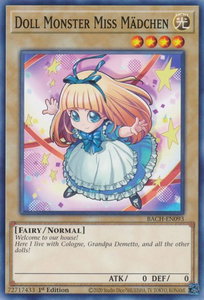 Doll Monster Miss Madchen - Battle of Chaos (BACH) #BACH-EN093 - Common / Short Print YuGiOh Trading Card