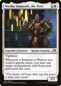 Norika Yamazaki, the Poet - Kamigawa: Neon Dynasty (NEO) #31 - Uncommon Magic: The Gathering Trading Card
