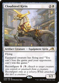 Cloudsteel Kirin - Kamigawa: Neon Dynasty (NEO) #8 - Rare Magic: The Gathering Trading Card