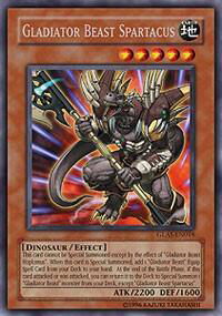 Gladiator Beast Spartacus - Gladiator's Assault (GLAS) #GLAS-EN018 - Rare YuGiOh Trading Card
