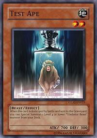 Test Ape - Gladiator's Assault (GLAS) #GLAS-EN025 - Common / Short Print YuGiOh Trading Card