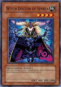 Witch Doctor of Sparta - Gladiator's Assault YuGiOh trading card