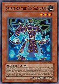 Spirit of the Six Samurai - Gladiator's Assault YuGiOh trading card