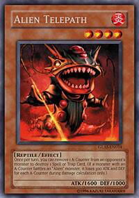 Alien Telepath - Gladiator's Assault (GLAS) #GLAS-EN034 - Rare YuGiOh Trading Card