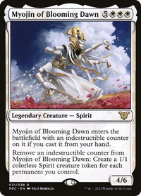 Myojin of Blooming Dawn - Commander: Kamigawa: Neon Dynasty (NEC) #31 - Rare Magic: The Gathering Trading Card