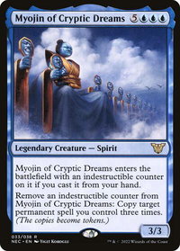 Myojin of Cryptic Dreams - Commander: Kamigawa: Neon Dynasty (NEC) #33 - Rare Magic: The Gathering Trading Card