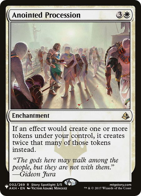 Anointed Procession - The List Reprints Magic: The Gathering trading card