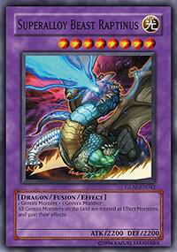 Superalloy Beast Raptinus - Gladiator's Assault (GLAS) #GLAS-EN042 - Common / Short Print YuGiOh Trading Card