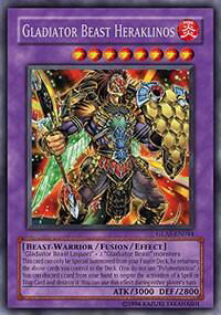 Gladiator Beast Heraklinos - Gladiator's Assault (GLAS) #GLAS-EN044 - Secret Rare YuGiOh Trading Card